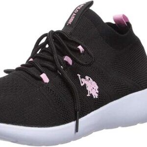 *NEW* U.S. Polo Assn. Women's Astor-k Oxford Size 6 M  Black/Blush